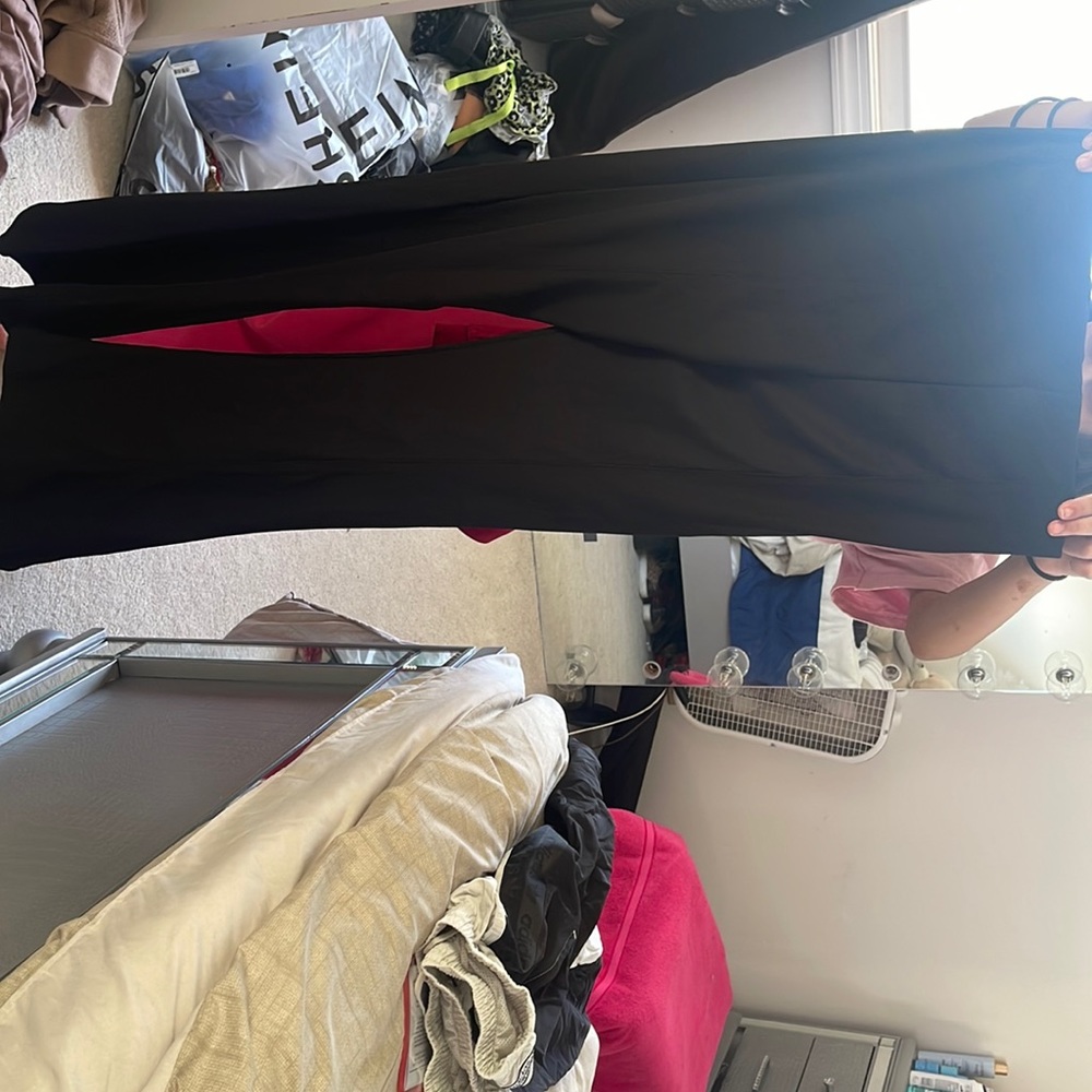 Flare black pants